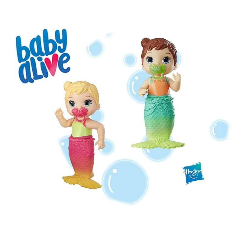 Baby alive clearance mermaid doll walmart