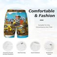 thumbnail image 5 of Gaeub Different Construction Site Vehicles Mens Swim Trunks Stretch Beach Shorts Quick Dry for Men Swim Shorts Swimwear with Pockets- 3X-Large, 5 of 9