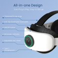 thumbnail image 4 of Correa para la cabeza con batería de 8000 mAh para Oculus Quest 2, 4 of 8