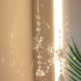 thumbnail image 4 of Crystal Light Catcher Prism Snowflake Wind Chime Hanging Christmas Sundrop (C), 4 of 7