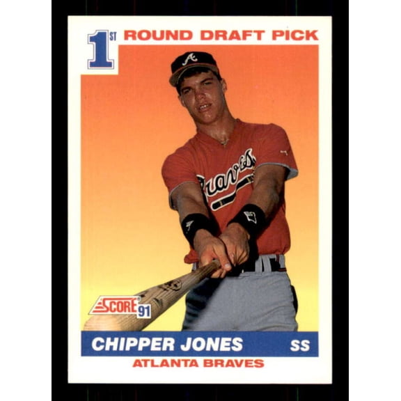Chipper Jones Rookie Card 1991 Score #671