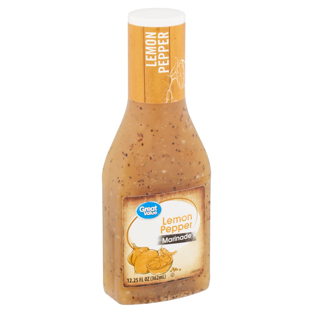 Great Value Lemon Pepper Marinade, 12.25 Fl Oz