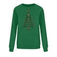 thumbnail image 4 of Women Christmas Top Funny Xmas Graphic Sweatshirts Christmas Sweater Trendy Pullover Tops Holiday Cozy Casual Oversized Sweatshirts, 4 of 6