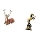 thumbnail image 5 of Figuras de reno, alce de resina, estatua de ciervo, adorno de caballo, elegante figura de animal, decoración de mesa, material resistente, adecuado pa, 5 of 8