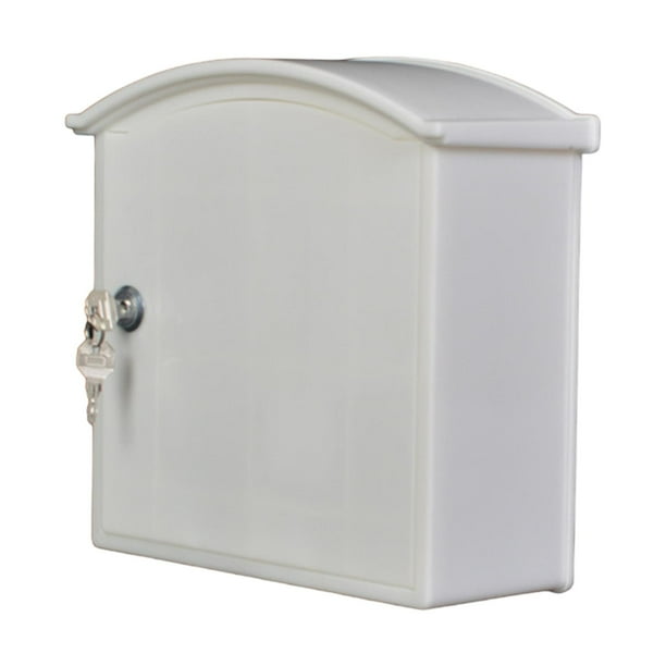 Caja de leche montada en la pared, caja de leche, caja de botella de leche blanca, multifuncional para el hogar y el jardín
