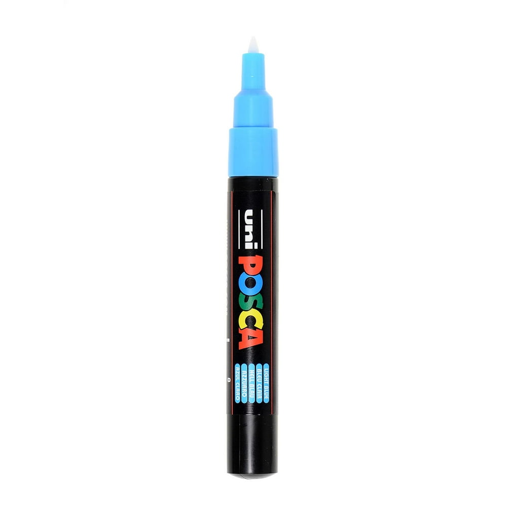 Paint Markers PC1MC, extra fine, light blue (pack of 12)