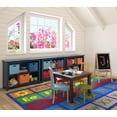 thumbnail image 5 of Joy Carpets Kid Essentials Any Day Alphabet 5'4" x 7'8" Area Rug in Color Multi, 5 of 6