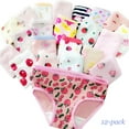 thumbnail image 2 of Emy Dola Girls and Toddler Underwear, Cotton Knit Tagless Brief, Hipster, and Bikini Panties, 12 packs in Random Color, 2 of 7