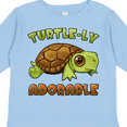 thumbnail image 4 of Inktastic Turtle-ly Adorable Cute Turtle Boys or Girls Long Sleeve Toddler T-Shirt, 4 of 5