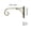 Bronze, variant on Heavy Duty Metal Wall Bracket, Scroll Design Hanging Hook for Flower Baskets & Bird Feeders, Rust Resistant Iron Plant Hanger for Porch