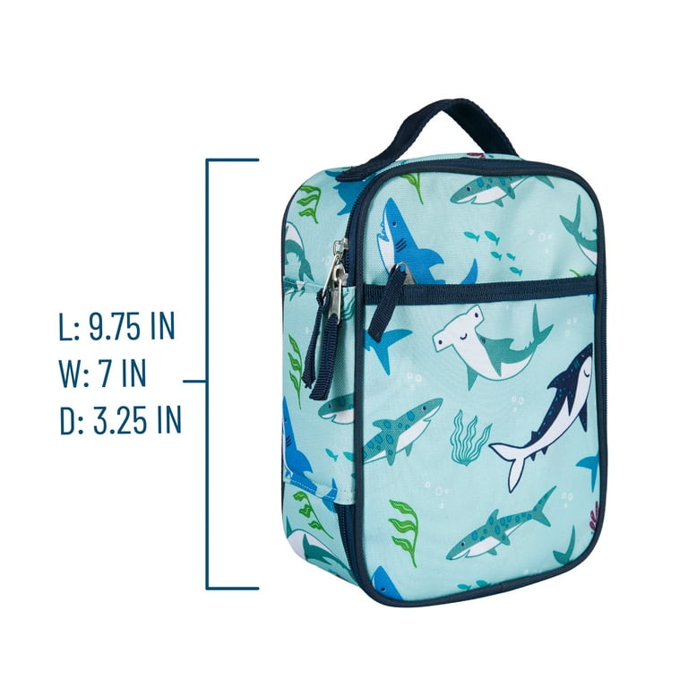 Wildkin Clip-in Lunch Box Bag  Kids Lunch Box -Trains Planes & Trucks