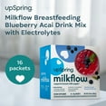 thumbnail image 3 of UpSpring Milkflow Fenugreek-Free Breastfeeding Drink Mix with Electrolytes, Blueberry Acai, 16 Count, 3 of 8