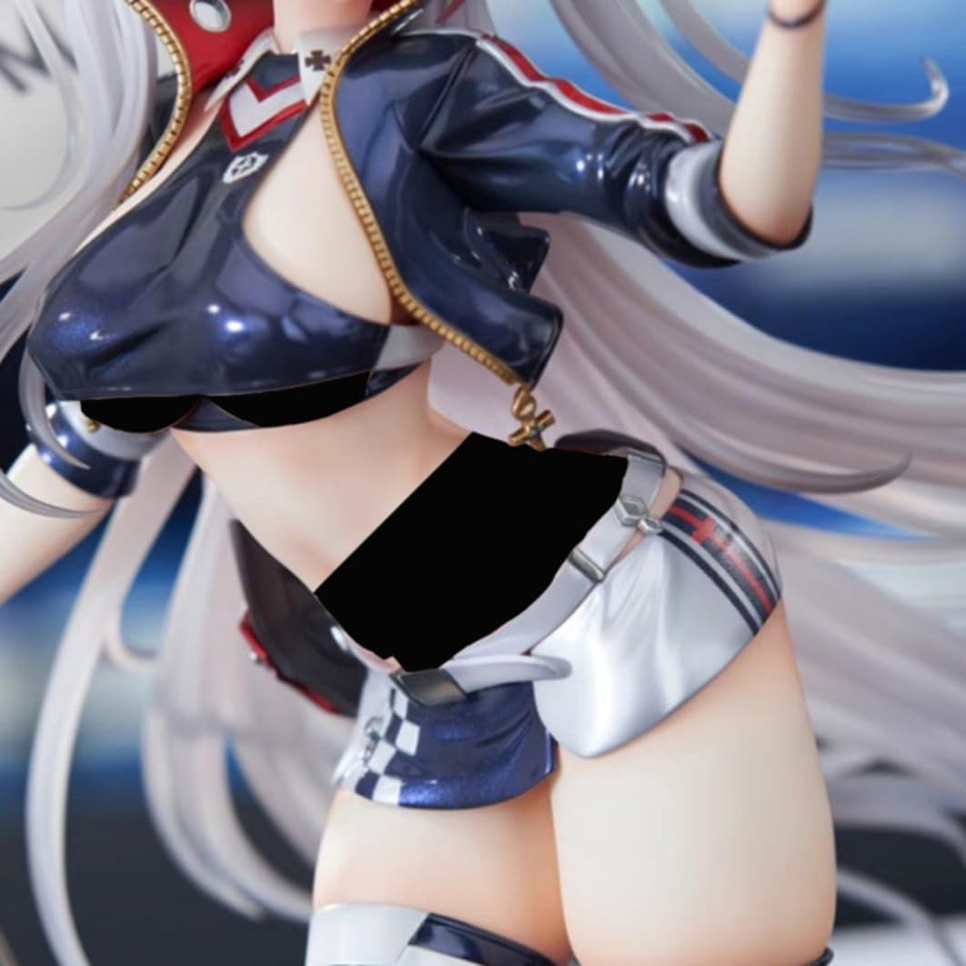 New Azur Lane Prinz Eugen (Racing Suit Ver) Character Anime Model Statue Action Figures Desktop Ornament Popular Decorations Fan Souvenirs Creative Gift Collectable