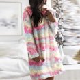 thumbnail image 2 of Moda mujer invierno casual impresión vestido o-cuello manga larga sexy vestido Fridja  nbo2674, 2 of 5