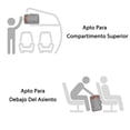thumbnail image 3 of Mochila de Viaje 10kg Avion, 40L Grande Expandible Impermeable, Maleta Mano Equipaje Cabina, Ligera Viral Universitaria, 3 Cubos Embalaje, Senderismo Mujer Hombre, Gris, 3 of 9