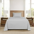 thumbnail image 3 of Mainstays Super Soft Brushed Microfiber Bed Sheet Set, Light Silver Gray, Twin-XL, 3 Piece, 3 of 13