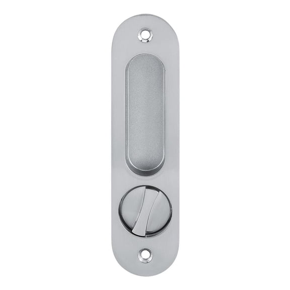 Peahefy Poignée de Verrouillage de Porte Coulissante Anti-Vol avec Clés pour Meubles en Bois de Grange, Verrou de Porte en Bois, Verrou de Porte Coulissante