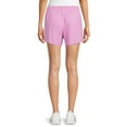 thumbnail image 2 of Athletic Works Women's and Women’s Plus Size ButterCore Soft Performance Gym Shorts, Sizes XS-4X, 2 of 5