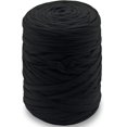 thumbnail image 1 of For making bags 400g T-shirt yarn For making handicraft baskets Black solid yarn Blanket, 1 of 5