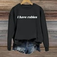 thumbnail image 3 of TINZ Femmes Quotidien Maison Extérieur Entraînement Manches Longues Col Rond T-Shirt Haut Chandail Imprimé Blouse de Rue Mode Urbaine Dames Shorts Ensembles Lingerie Légère Chandails Légers Femmes, 3 of 4