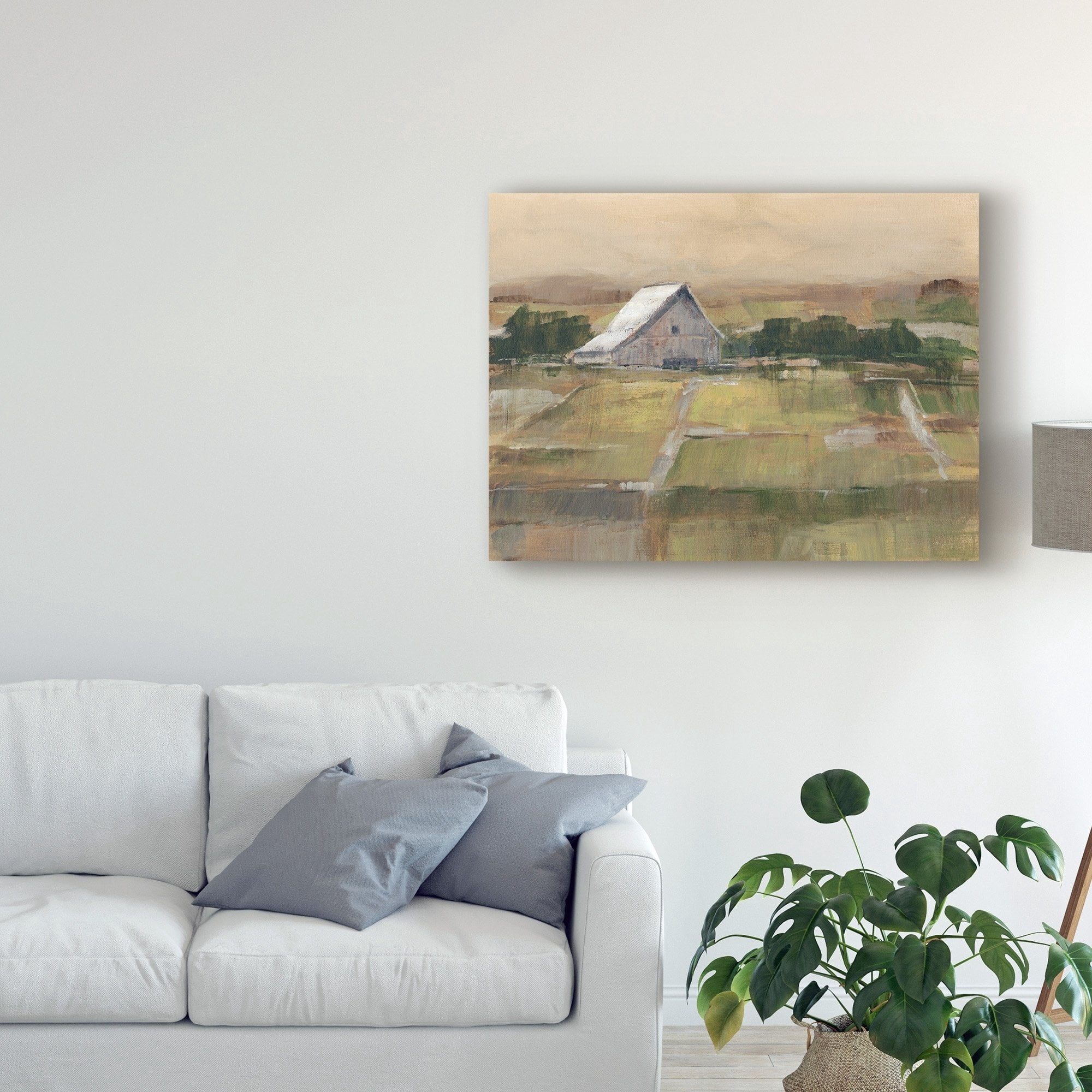 Trademark Fine Art 'Rural Sunset II' Canvas Art by Ethan Harper