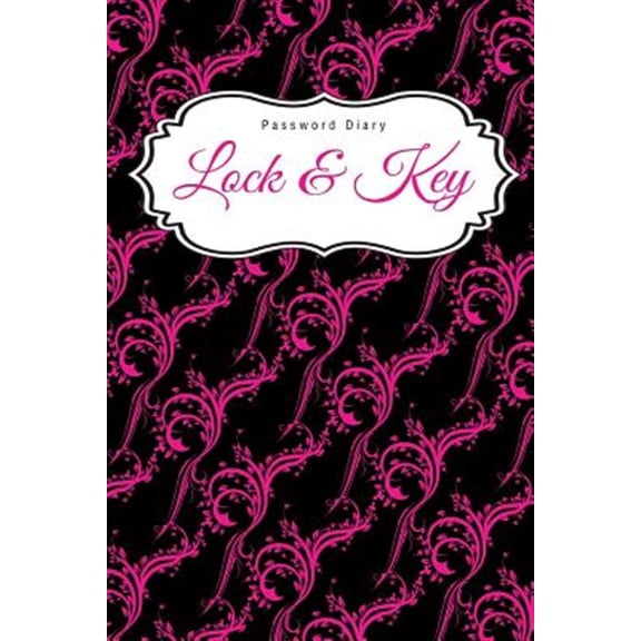 Password Diary: Lock & Key (Paperback)