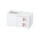 thumbnail image 2 of Organizador de escritorio Tidy Copmact, multifuncional, para brochas de maquillaje, caja de almacenamiento para conejo blanco, 2 of 7