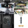 thumbnail image 7 of FOR U DESIGNS Cat Floral Moon Print 15 PCS Car Front Back Seat Covers Full Set, Steering Wheel Cover Seatbelt Strap Pad Trash Cans Rear View Mirror Cover Air Vent Storage Bag Coasters Keychain, 7 of 7