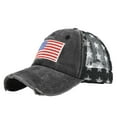 thumbnail image 2 of Lroveb Women Men Baseball Caps Sun Hat Star Embroidery Cotton Cap Trucker Adjustable Hip Hop Hat, 2 of 3