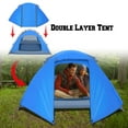 thumbnail image 5 of Strong Camel Portable 1-2 Persons Backpacking Tent Double Layer Outdoor Waterproof Camping Hiking-Blue, 5 of 12