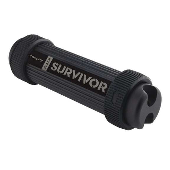 Corsair 64GB Flash Survivor Stealth USB 3.0 Flash Drive, Black