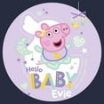 thumbnail image 3 of CafePress - Peppa Pig: Hello Baby Evie - Kids Sweatshirt, Youth Crew Neck Sweatshirt, 3 of 4