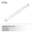 thumbnail image 3 of 2Pcs EDP Wire FFC Flexible Flat Cable with Extend Adapter 30 Pins 0.5mm Pitch 150mm I-PEX A-Type for LCD TV, 3 of 6
