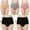 Beige, variant on jobturf Womens Underwear 5 Pack High Waisted Full Coverage Soft Hipsters Panty Waistedband Seamless Comfort Soft Panties for Women