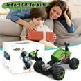 thumbnail image 3 of Wisairt Remote Control Truck,4WD Remote Control Toys Car for Kids Boys Girls Age 3 4 5 6 8-12 Birthday Gifts(Green), 3 of 9