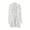 White, variant on ZHOGXU Long Cardigans For Women Knit Long Sleeve Pleated Waist Sweater Outerwear Autumn Winter Casual Coat,Dark Gray,XL
