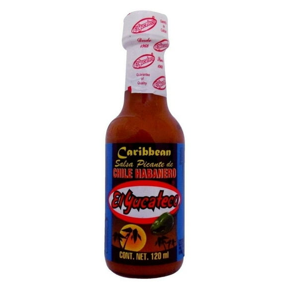 Salsa picante El Yucateco Caribbean chile habanero 120 ml