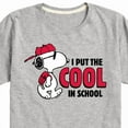 thumbnail image 3 of Peanuts - Snoopy - I Put the Cool in School - Toddler & Youth Short Sleeve Graphic T-Shirt, 3 of 6