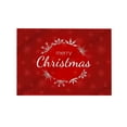 thumbnail image 2 of Nkmbld Merry Christmas Door Mat, Xmas Front Door Welcome Mats, Non-Slip Indoor Entrance Floor Mat, Holiday Winter Home Decoration, Red, 2 of 8