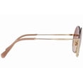 thumbnail image 2 of NWT Miu Miu MU 69US ZVN1Z1 Round Sunglasses Gold Brown Gradient, 2 of 6