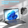 thumbnail image 4 of SaniMore for Microsoft Surface Pro 9 13" 2022 Case Support Keyboard Connection, Soft TPU & Rugged PC Cover with Handle & 360° Rotatable Kickstand Small Lock Full Body Protective Shell, Blue, 4 of 12