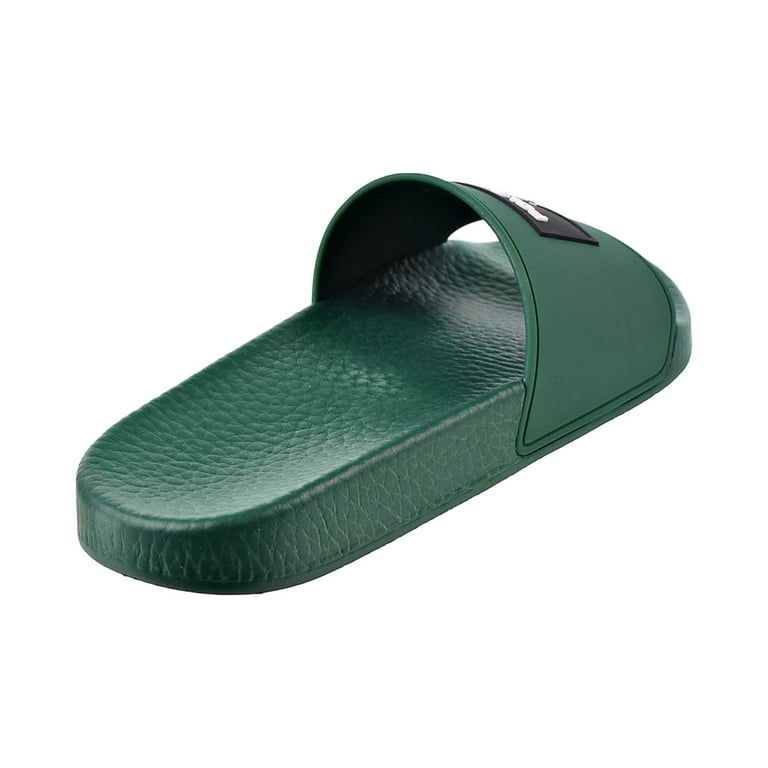 Mens green slides best sale