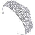 thumbnail image 4 of Rhinestone Bridal Tiara Silver Shiny Decorative Tiara for Bride Wedding Party, 4 of 4
