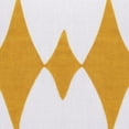thumbnail image 4 of LR Home Stacy Garcia Cotton Blend Poly Filled Pillow in Yellow/White, 20" x 20", 4 of 9