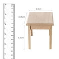thumbnail image 3 of Mesa de comedor de simulación, modelo de silla, juguete de simulación, regalo, juego para niñas, 3 of 9