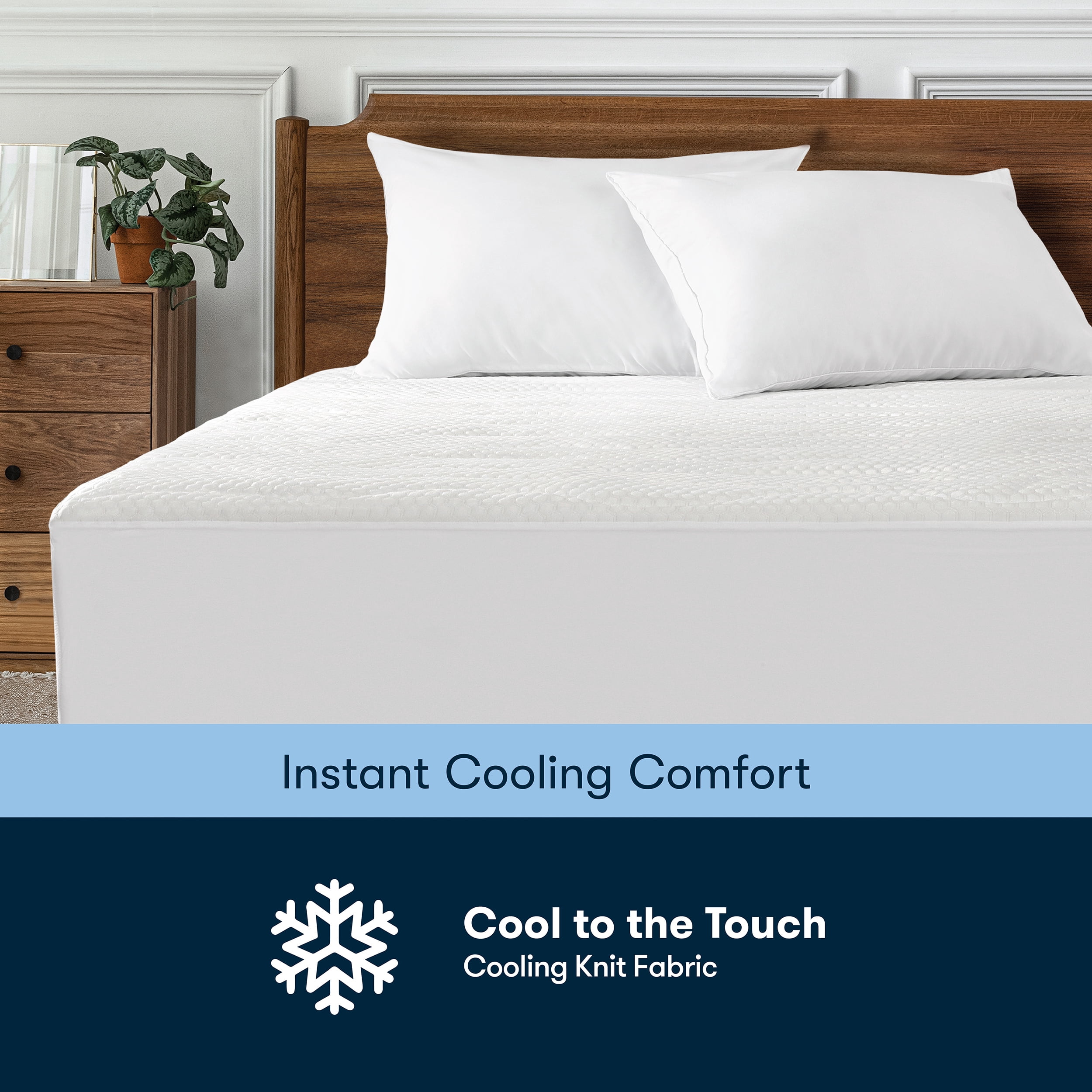 Sertapedic Sleep Chill Cooling Mattress Pad, Queen