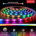thumbnail image 3 of Xtreme Lit 16.4ft LED Strip Lights, Multicolor Flow LED Lights for Bedroom & Parties, Remote Control, 3 of 9