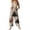 Red, variant on Halloween Jumpsuits for Women Baggy Pumpkin Print Cotton Linen Casual Sleeveless with Pockets