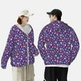 thumbnail image 4 of Daiia colorful Skull butterfly flower1 UPF 50+ Sun Protection Hoodie Jacket Lightweight Long Sleeve Sun Shirt for Women Men with Pocket Hiking Outdoor-3X-Large, 4 of 7