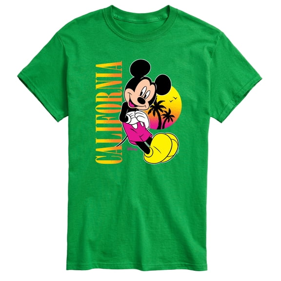 Disney - Mickey Mouse California - Men's Short Sleeve Graphic T-Shirt